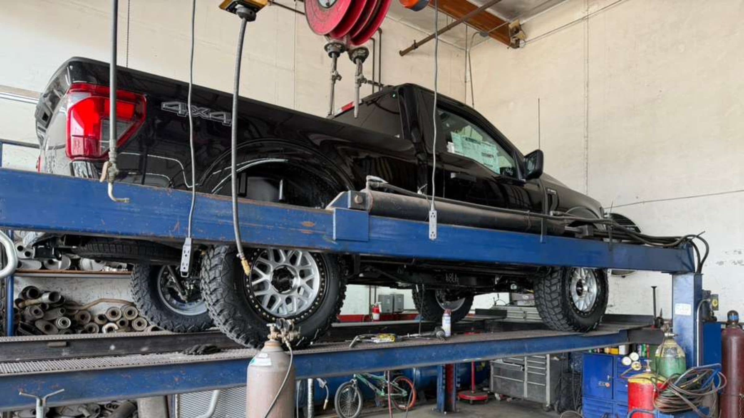 Diesel exhaust install
